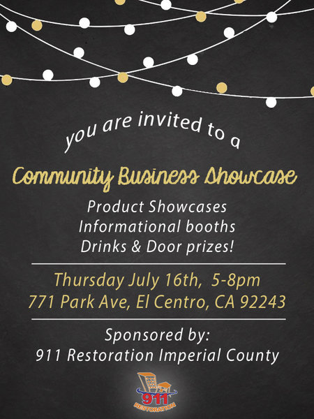 Community Business Showcase | 911 Restoration of Imperial County