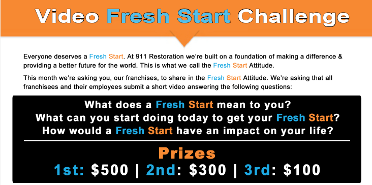 Fresh Start Challenge