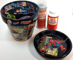 DIY Comic Book Planter